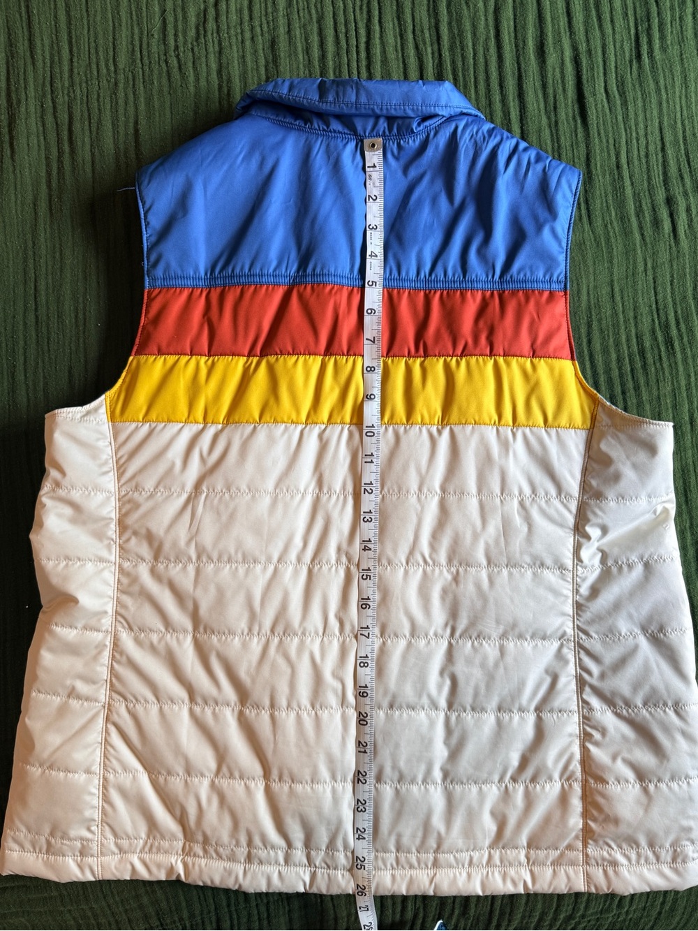 L.L. Bean Mountain Classic Puffer Vest XL Retro Colorblock (Gorpcore, Heritage) - Picture 3 of 5
